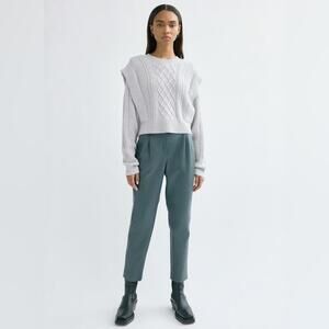 Aritzia Babaton Merino Wool Cable Knit Seek Sweater